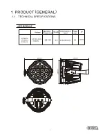 Предварительный просмотр 3 страницы Briteq Stage Beamer RGB MK2 User Manual