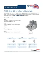 Предварительный просмотр 1 страницы BRITISH ENCODER A58E Series Quick Installation Manual