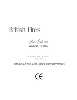 British Fires Berkshire L30G Installation And User Instructions Manual preview