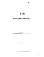 Предварительный просмотр 2 страницы British Leyland TR6 PI Repair Operation Manual