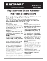 Britpart RTC3176 Fitting Instructions preview