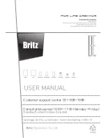 Предварительный просмотр 7 страницы Britz be-mp1000 User Manual