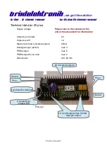 Предварительный просмотр 2 страницы Brixlelektronik bc-12er Manual