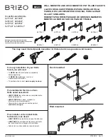 Предварительный просмотр 1 страницы Brizo 62720LF Manual