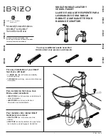 Brizo 65036LF Installation Instructions Manual предпросмотр