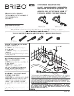 Preview for 1 page of Brizo Charlotte T67385 LHP Series Quick Start Manual