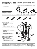 Brizo INVARI 65376LF LHP Series Manual предпросмотр