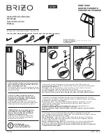 Brizo Kintsu 693406 Series Quick Start Manual preview