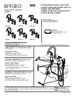 Brizo LITZE 62543LF Series Manual предпросмотр