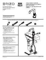 Brizo Litze 65035LF ECO Series Installation Manual предпросмотр