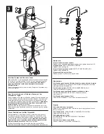 Preview for 3 page of Brizo Litze 65035LF Series Manual