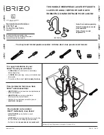 Предварительный просмотр 1 страницы Brizo Odin 65375LF Series Installation Manual