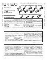 Предварительный просмотр 1 страницы Brizo SENSORI T666 Series Installation Instructions