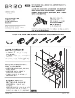 Brizo Siderna 65880LF LHP Series Manual preview