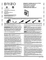 Предварительный просмотр 1 страницы Brizo Siderna SENSORI T66T080 Installation Instructions Manual