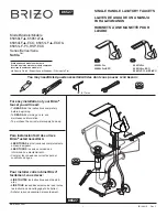 Preview for 1 page of Brizo Sotria 65051LF-PC-HSP-ECO Quick Start Manual