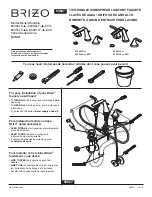 Предварительный просмотр 1 страницы Brizo Sotria 65350LF Series Manual