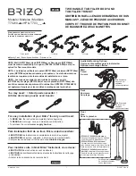 Brizo T70210-*LHP Series Installation Manual preview