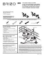 Preview for 1 page of Brizo Vesi T6740 Manual