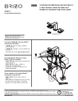 Preview for 1 page of Brizo Vettis 65386LF-NKPC-ECO Manual