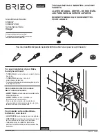 Brizo Virage 65830LF-ECO Quick Start Manual preview