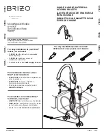 Preview for 1 page of Brizo Vuelo 61055LF Manual