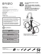 Предварительный просмотр 1 страницы Brizo Vuelo 63055LF-SSCO Installation Instructions Manual