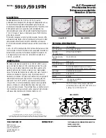 Предварительный просмотр 2 страницы BRK electronic 5919/5919 TH Technical Specifications