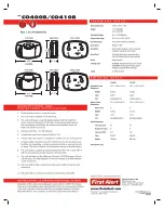 Предварительный просмотр 2 страницы BRK electronic CO400B Brochure