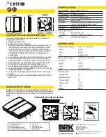 Предварительный просмотр 2 страницы BRK electronic CO910B Quick Start Manual