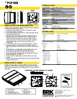 Preview for 2 page of BRK electronic PC910B Quick Start Manual