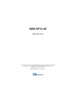 Preview for 1 page of Broadata 4890-SP-D-4S User Manual