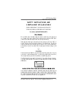 Предварительный просмотр 2 страницы Broadata 730E-R-ID Manual