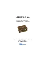 Broadata LBC-H-T/R-4P-LITE User Manual предпросмотр