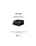 Preview for 1 page of Broadata LBC-HDBT User Manual