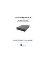 Предварительный просмотр 1 страницы Broadata LBC-SPH4-1HB3-EIR Instruction Manual