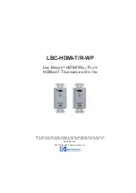 Broadata Link Bridge LBC-HDMI-R-WP User Manual предпросмотр