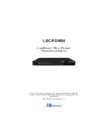 Предварительный просмотр 1 страницы Broadata Link Bridge LBC-PSW84 User Manual