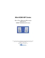 Broadata Mini-HDMI-WP Series User Manual preview