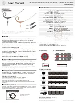 Предварительный просмотр 1 страницы Broadcast & Production MicroSet BP892x User Manual