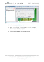 Предварительный просмотр 23 страницы Broadcast IP Systems Avanti System A Step By Step Manual