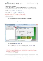 Предварительный просмотр 24 страницы Broadcast IP Systems Avanti System A Step By Step Manual