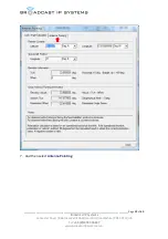 Preview for 23 page of Broadcast IP Systems Holkirk TP100 Step-By-Step Manual