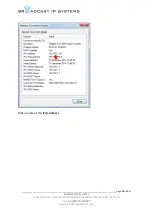 Preview for 27 page of Broadcast IP Systems Holkirk TP100 Step-By-Step Manual