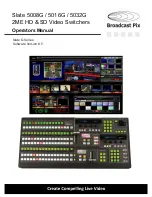 Broadcast Pix Slate 5008G Operator'S Manual предпросмотр