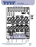 Предварительный просмотр 10 страницы Broadcast Tools 2x16 DA/RJ Installation And Operation Manual