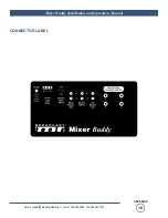 Предварительный просмотр 10 страницы Broadcast Tools Mixer Buddy Installation And Operation Manual