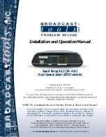 Broadcast Tools SR-4 G2 Installation And Operation Manual предпросмотр