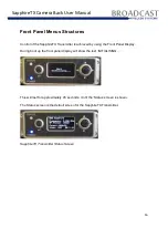 Preview for 16 page of Broadcast SapphireTX User Manual