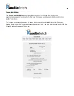 Preview for 16 page of Broadcastvision Entertainment AudioFetch Express User Manual